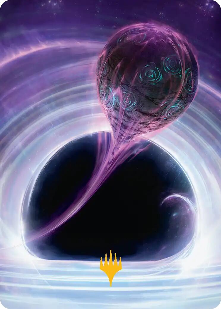 Susur Secundi, Void Altar Art Card (Gold-Stamped Planeswalker Symbol) [Edge of Eternities Art Series] | Devastation Store