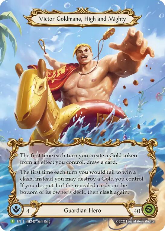 Victor Goldmane, High and Mighty [HER145] (Promo)  Rainbow Foil | Devastation Store