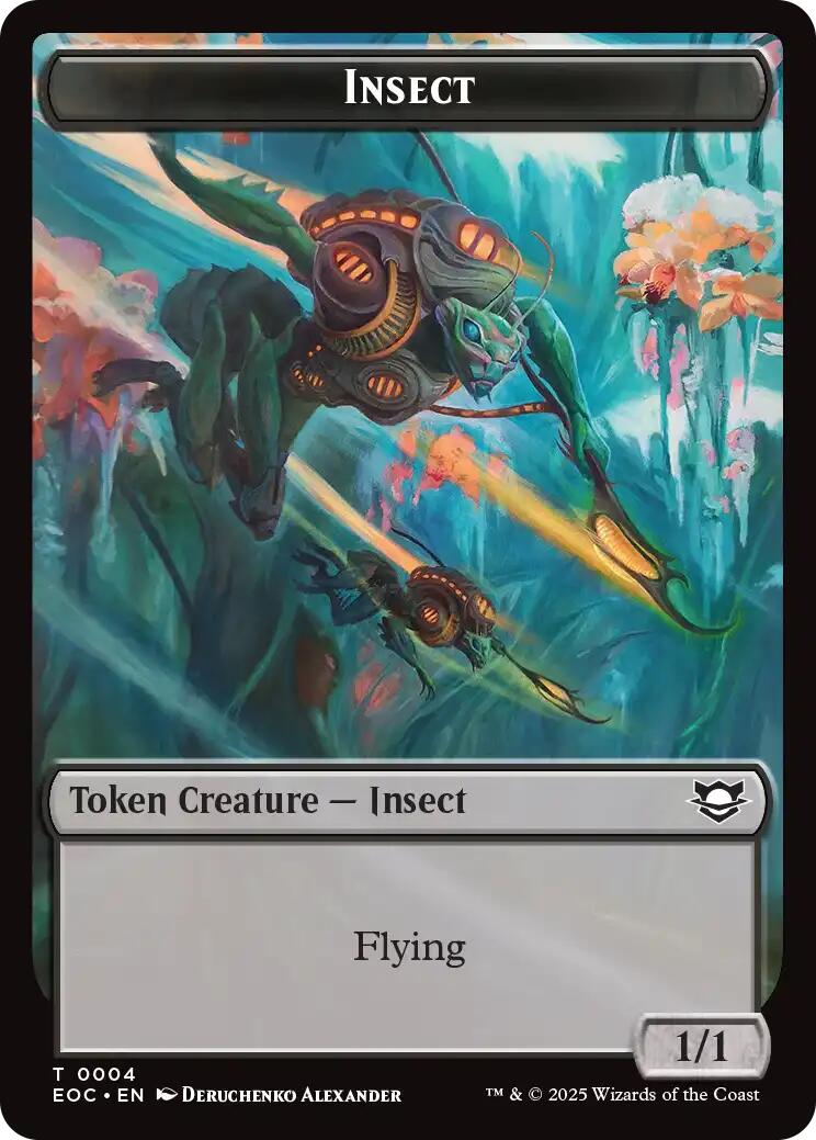 Insect // Elemental (0007) Double-Sided Token [Edge of Eternities Tokens] | Devastation Store