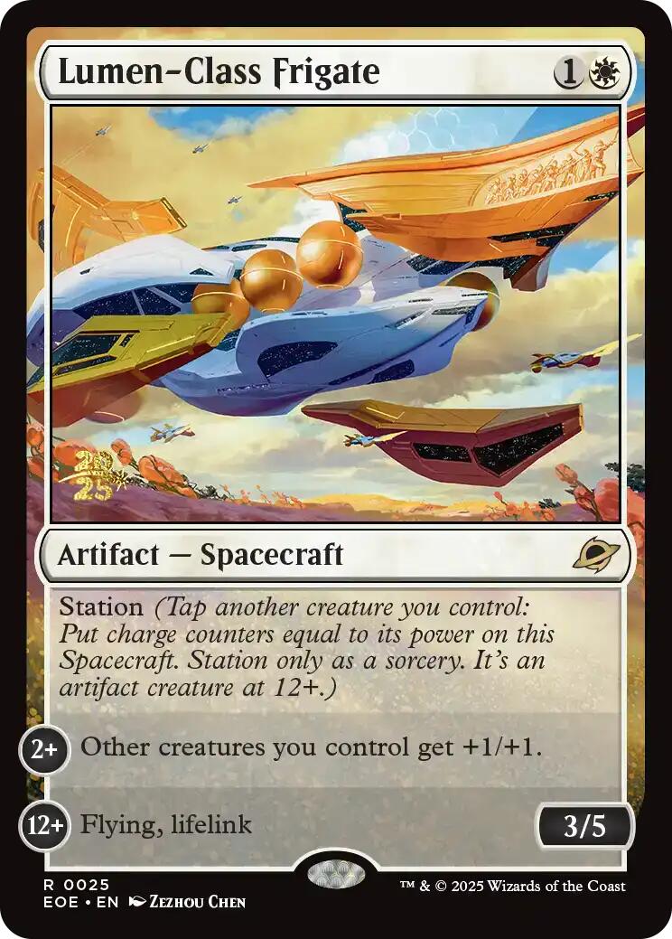 Lumen-Class Frigate [Edge of Eternities Prerelease Promos] | Devastation Store