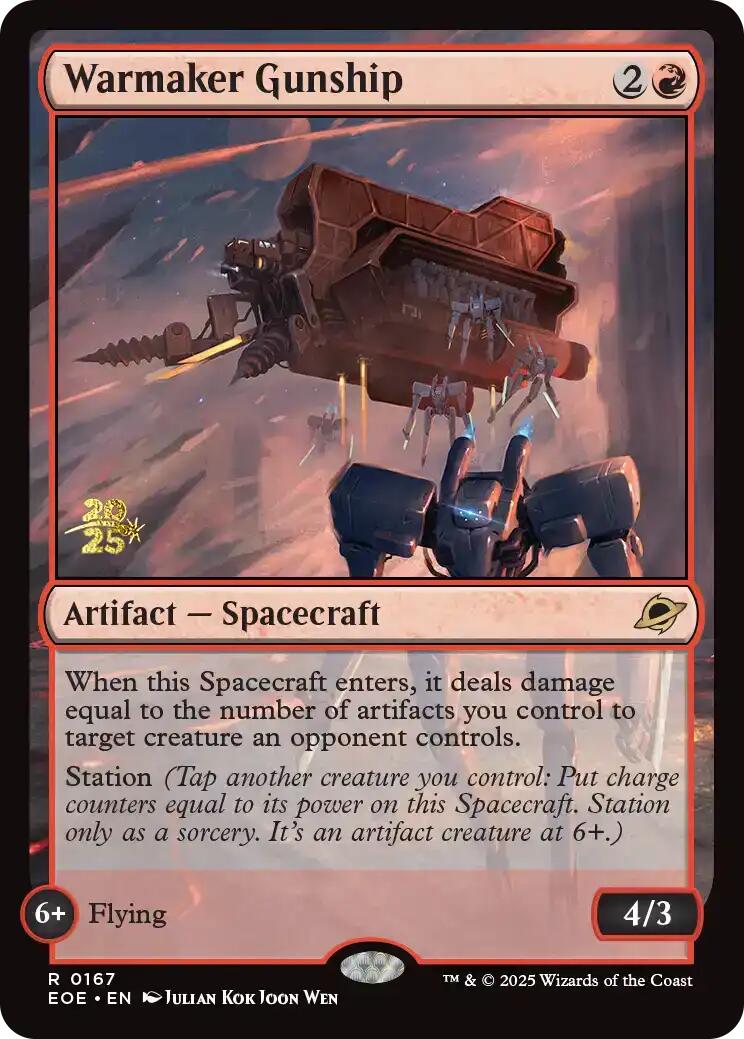 Warmaker Gunship [Edge of Eternities Prerelease Promos] | Devastation Store