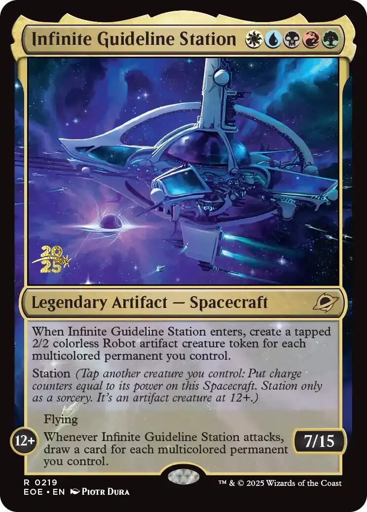 Infinite Guideline Station [Edge of Eternities Prerelease Promos] | Devastation Store