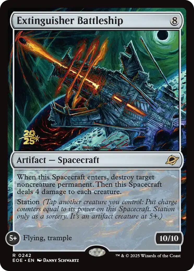 Extinguisher Battleship [Edge of Eternities Prerelease Promos] | Devastation Store