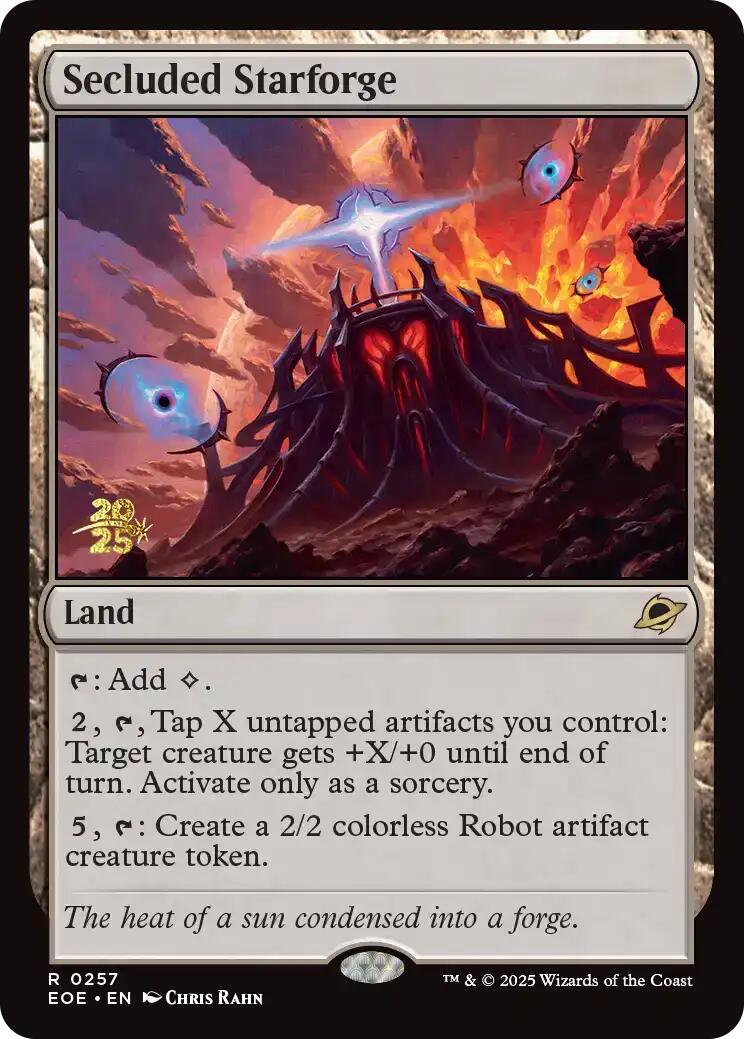 Secluded Starforge [Edge of Eternities Prerelease Promos] | Devastation Store