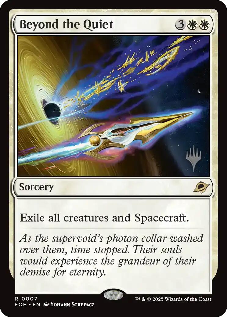 Beyond the Quiet [Edge of Eternities Promo Pack] | Devastation Store