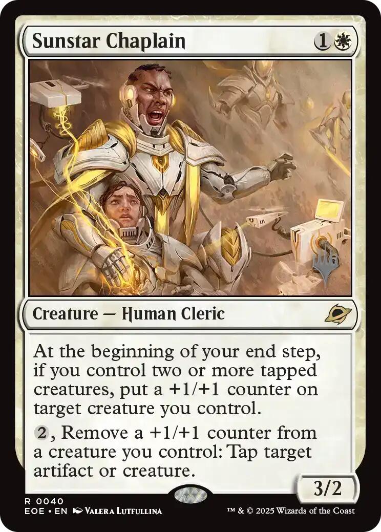 Sunstar Chaplain [Edge of Eternities Promo Pack] | Devastation Store