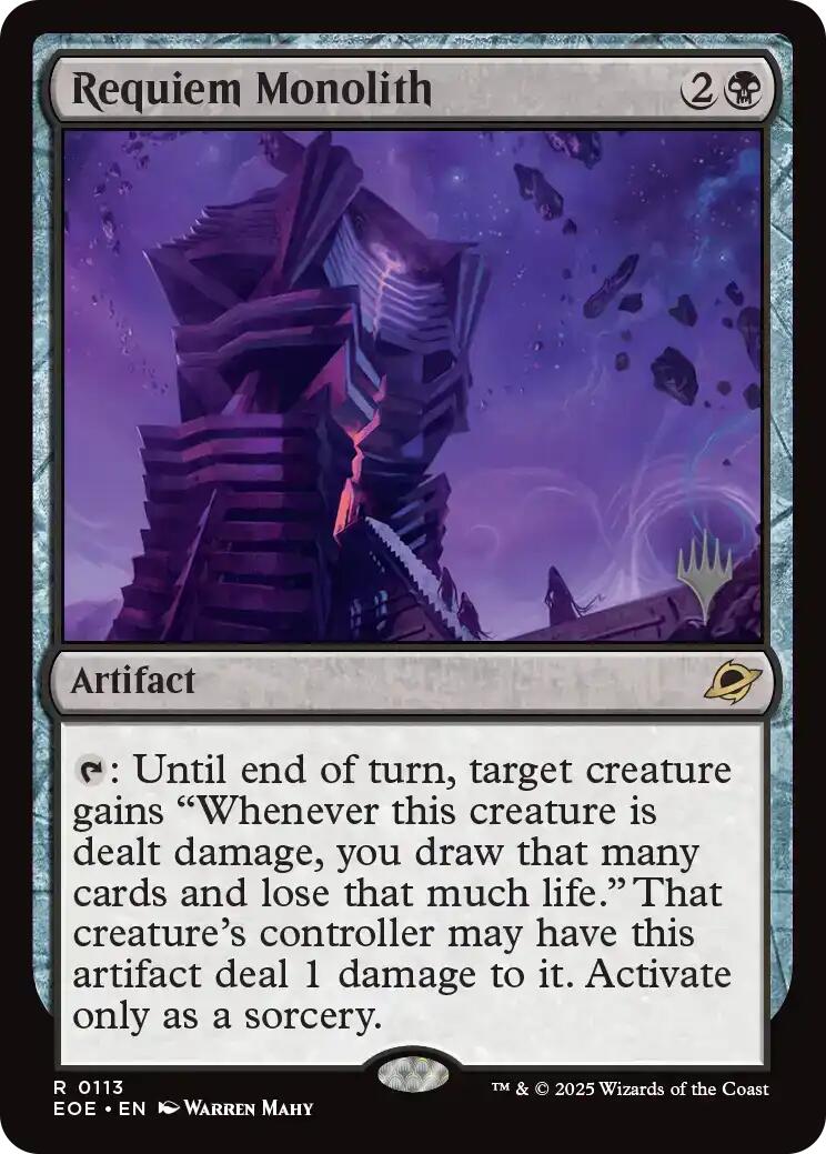 Requiem Monolith [Edge of Eternities Promo Pack] | Devastation Store