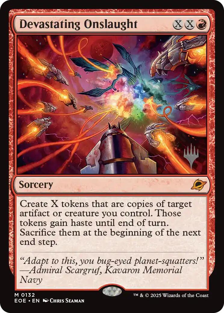 Devastating Onslaught [Edge of Eternities Promo Pack] | Devastation Store