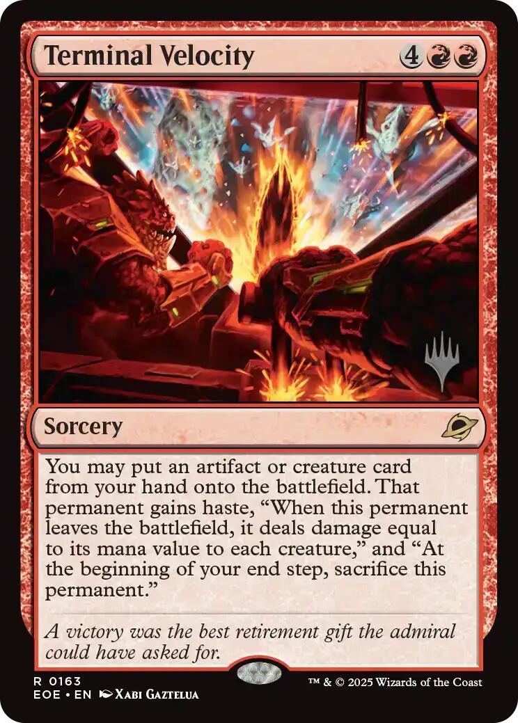 Terminal Velocity [Edge of Eternities Promo Pack] | Devastation Store