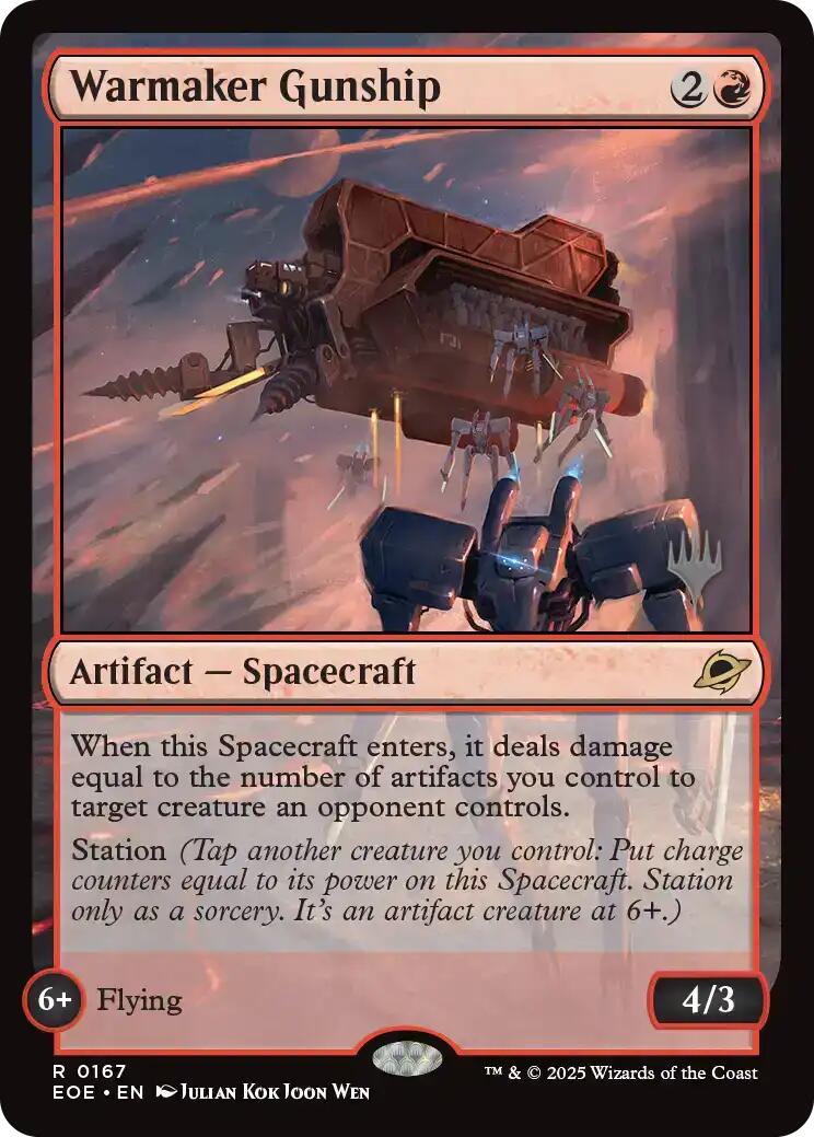 Warmaker Gunship [Edge of Eternities Promo Pack] | Devastation Store