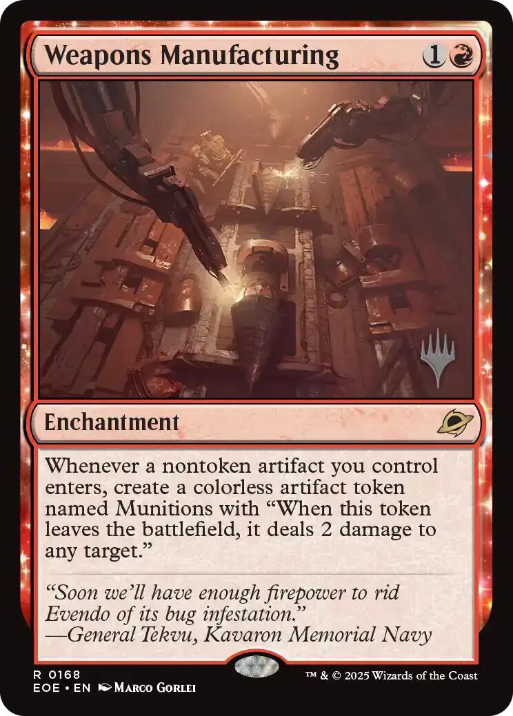 Weapons Manufacturing [Edge of Eternities Promo Pack] | Devastation Store
