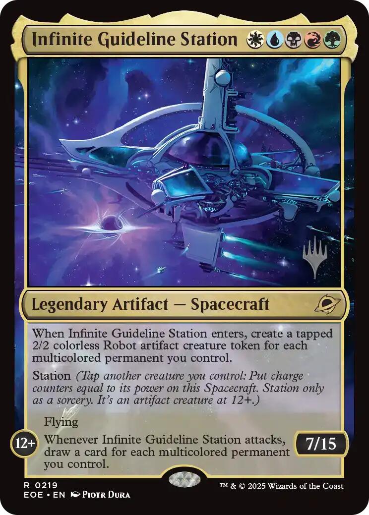 Infinite Guideline Station [Edge of Eternities Promo Pack] | Devastation Store