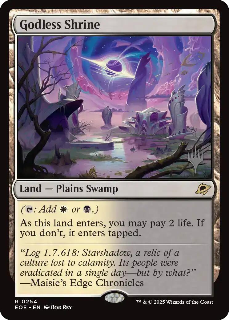 Godless Shrine [Edge of Eternities Promo Pack] | Devastation Store