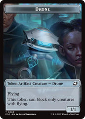 Drone // Lander (0006) Doubled-Sided Token [Edge of Eternities Tokens] | Devastation Store