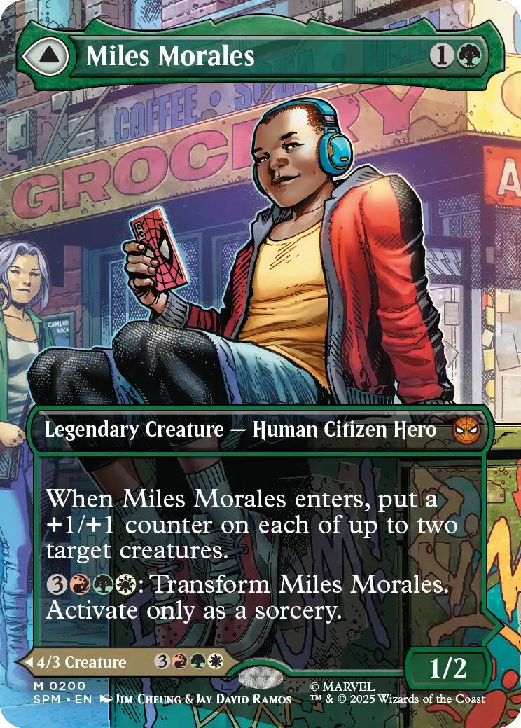 Miles Morales (0200) (Borderless) [Marvel's Spider-Man] | Devastation Store