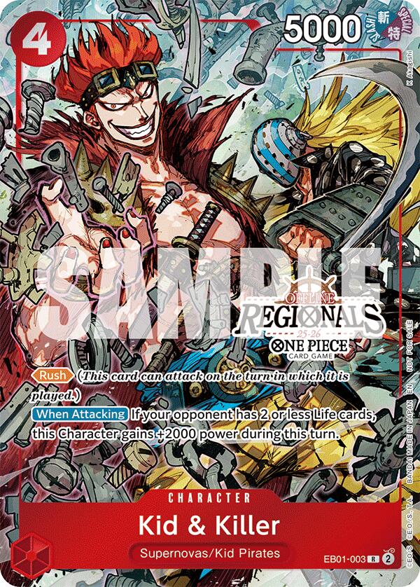 Kid & Killer (Offline Regional Participation Pack 2025 Vol.2) [One Piece Promotion Cards] | Devastation Store