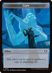 Copy // Golem (0012) Double-Sided Token [Edge of Eternities Commander Tokens] | Devastation Store