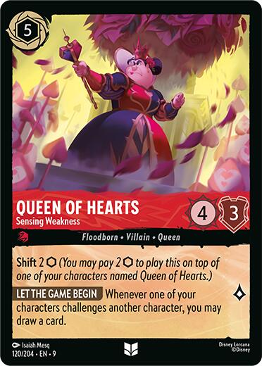 Queen of Hearts - Sensing Weakness (120/204) [Fabled] | Devastation Store