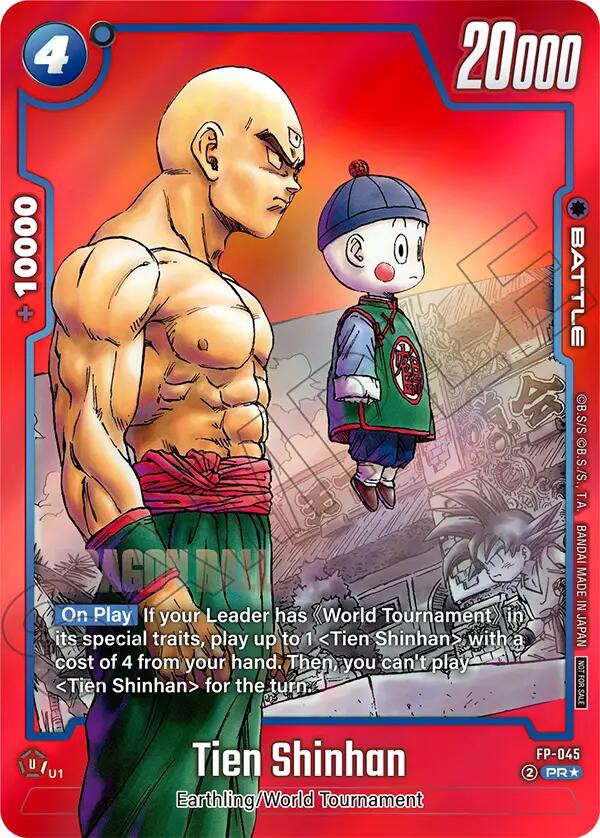 Tien Shinhan (FP-045) (Limited Pack MANGA Version 01) [Tournament and Championship Promos] - Devastation Store | Devastation Store