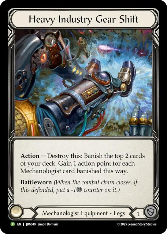 Heavy Industry Gear Shift [JDG049] (Promo)  Cold Foil | Devastation Store