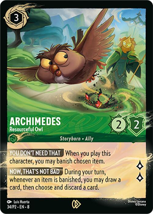 Archimedes - Resourceful Owl (34/P2) [Promo Cards] | Devastation Store