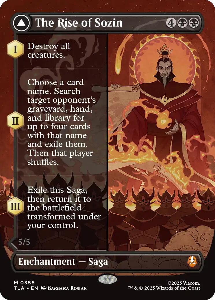 The Rise of Sozin (Borderless) [Avatar: The Last Airbender] | Devastation Store