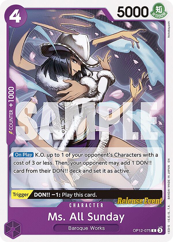 Ms. All Sunday [Legacy of the Master Release Event Cards] | Devastation Store