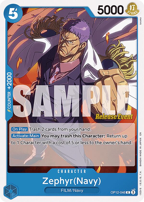 Zephyr(Navy) [Legacy of the Master Release Event Cards] | Devastation Store