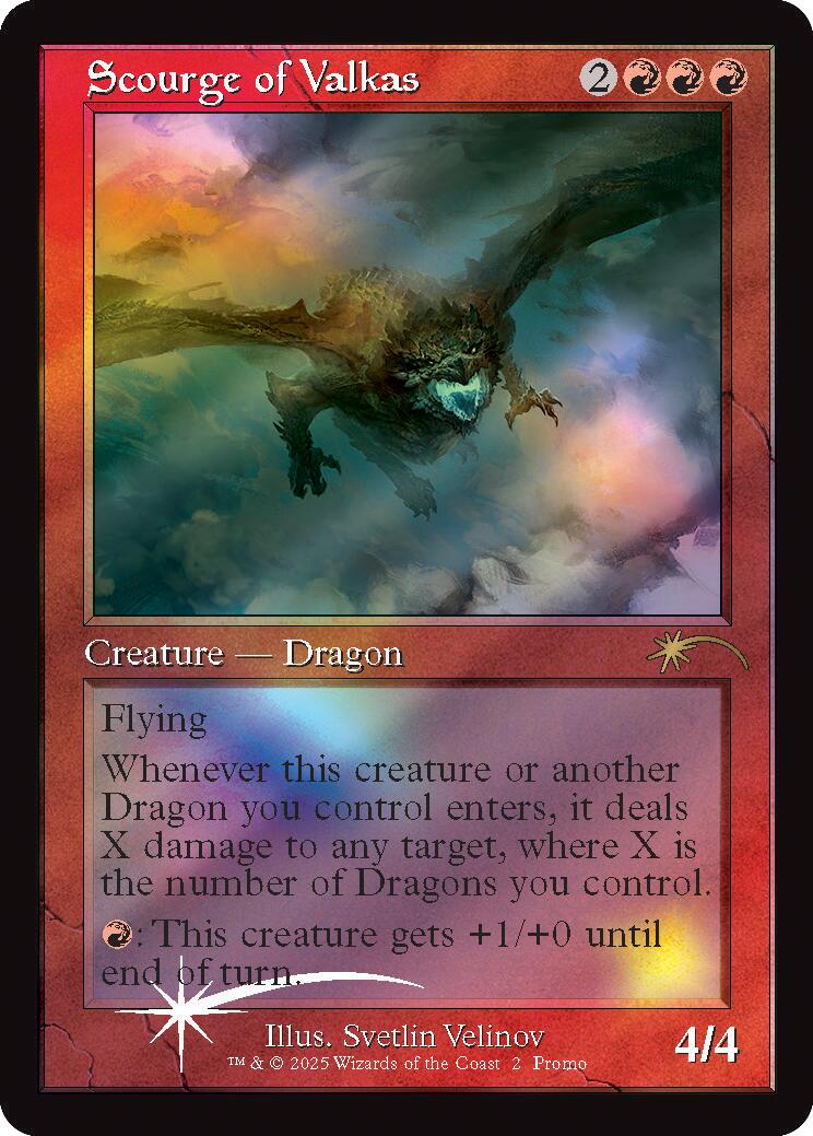 Scourge of Valkas (Retro Frame) [Secret Lair Drop Series] | Devastation Store