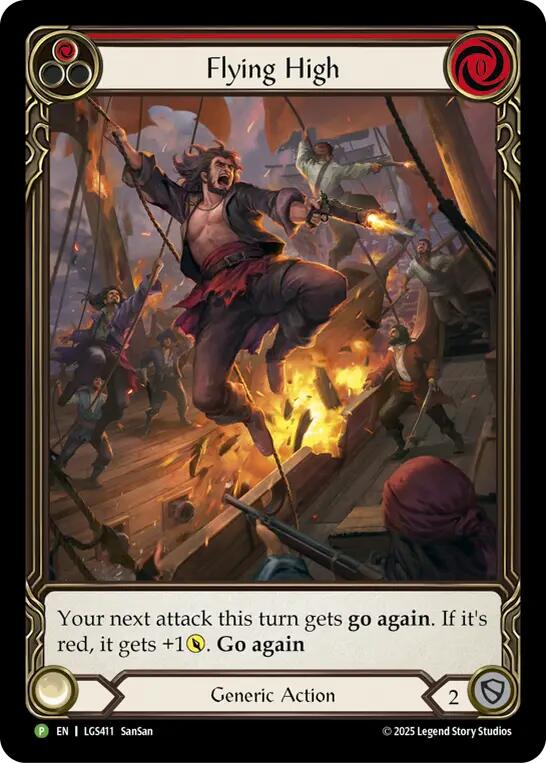 Flying High (Red) [LGS411] (Promo)  Rainbow Foil | Devastation Store