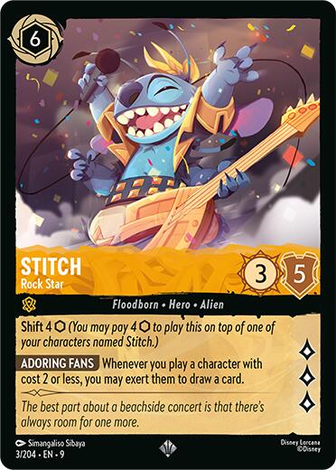 Stitch - Rock Star (3/204) [Fabled] | Devastation Store