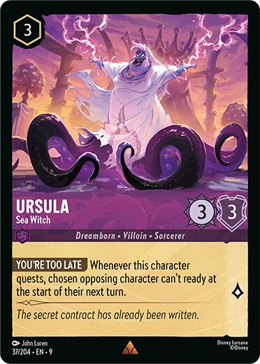 Ursula - Sea Witch (37/204) [Fabled] | Devastation Store