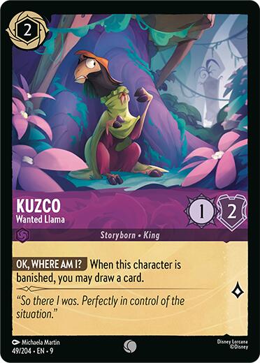 Kuzco - Wanted Llama (49/204) [Fabled] | Devastation Store