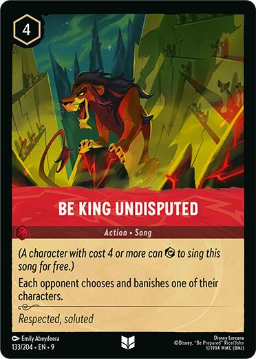 Be King Undisputed (133/204) [Fabled] | Devastation Store