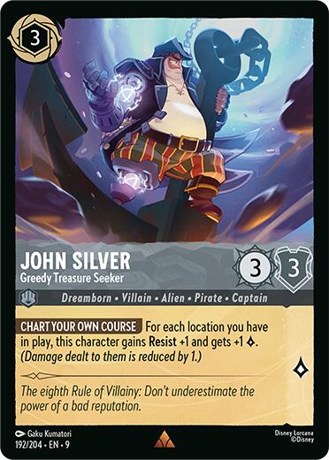 John Silver - Greedy Treasure Seeker (192/204) [Fabled] | Devastation Store