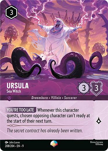 Ursula - Sea Witch (Epic) (208/204) [Fabled] | Devastation Store