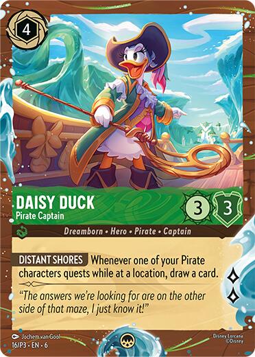 Daisy Duck - Pirate Captain (Disney Cruise Promo) (16/P3) [Promo Cards] | Devastation Store