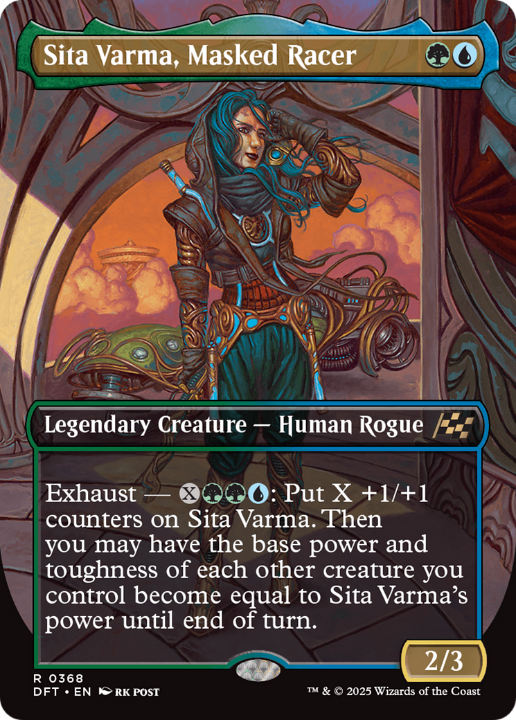 Sita Varma, Masked Racer (Borderless) [Aetherdrift] | Devastation Store