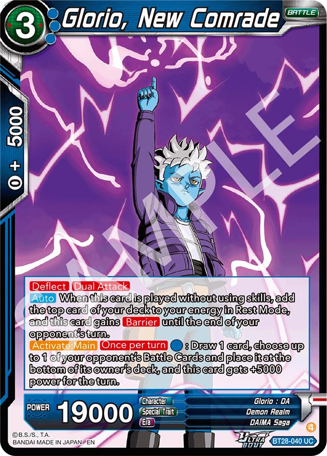 Glorio, New Comrade (BT28-040) [Prismatic Clash] | Devastation Store