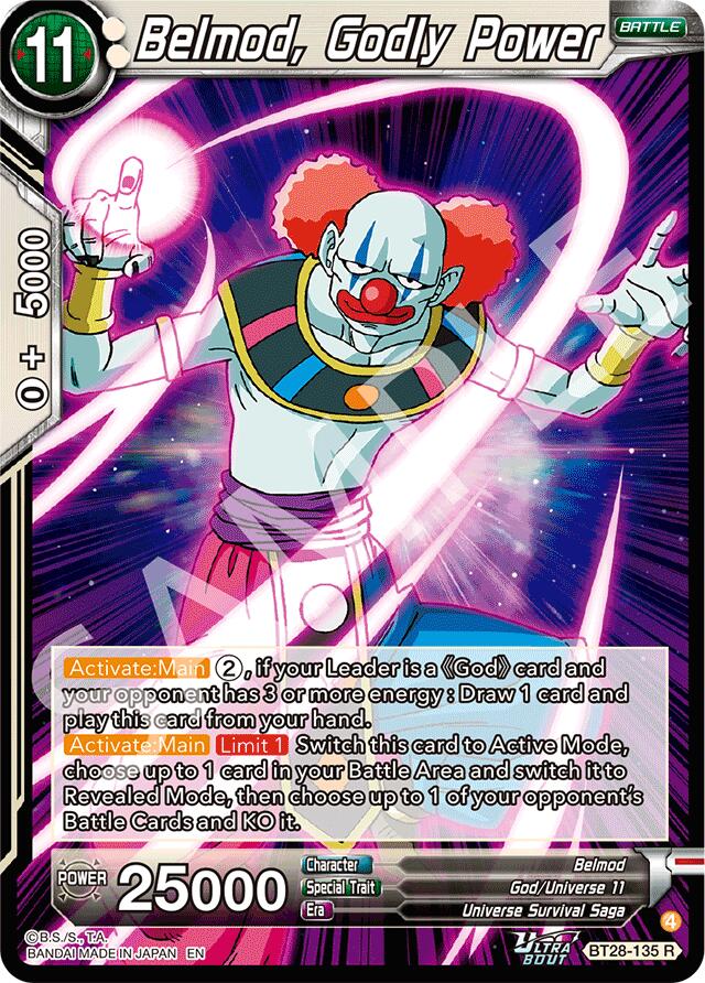 Belmod, Godly Power (BT28-135) [Prismatic Clash] | Devastation Store