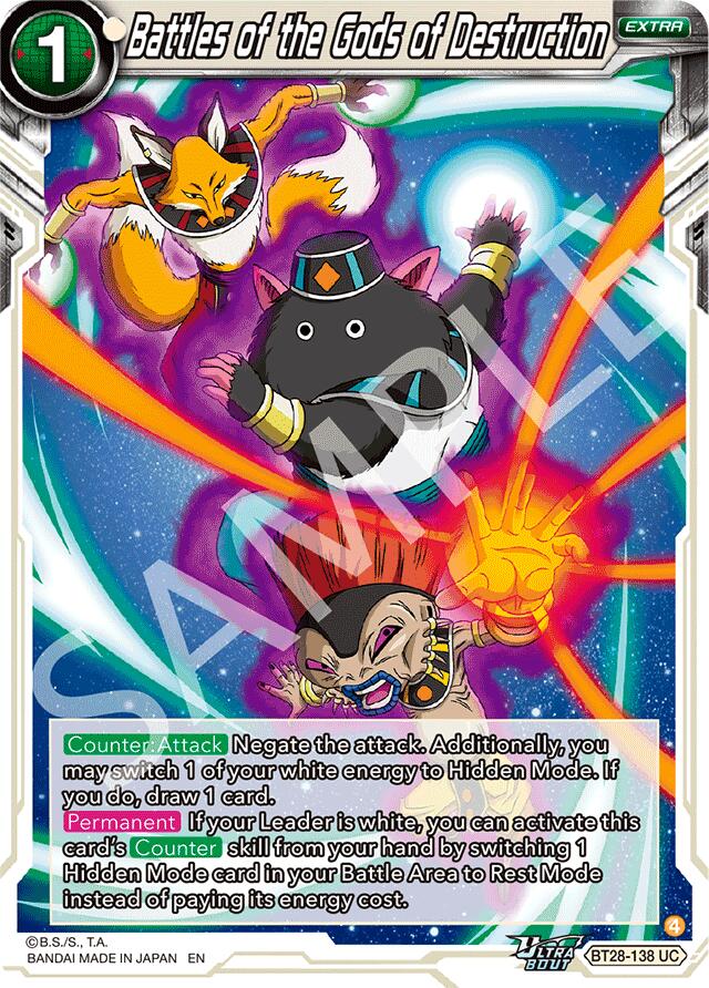 Battles of the Gods of Destruction (BT28-138) [Prismatic Clash] | Devastation Store