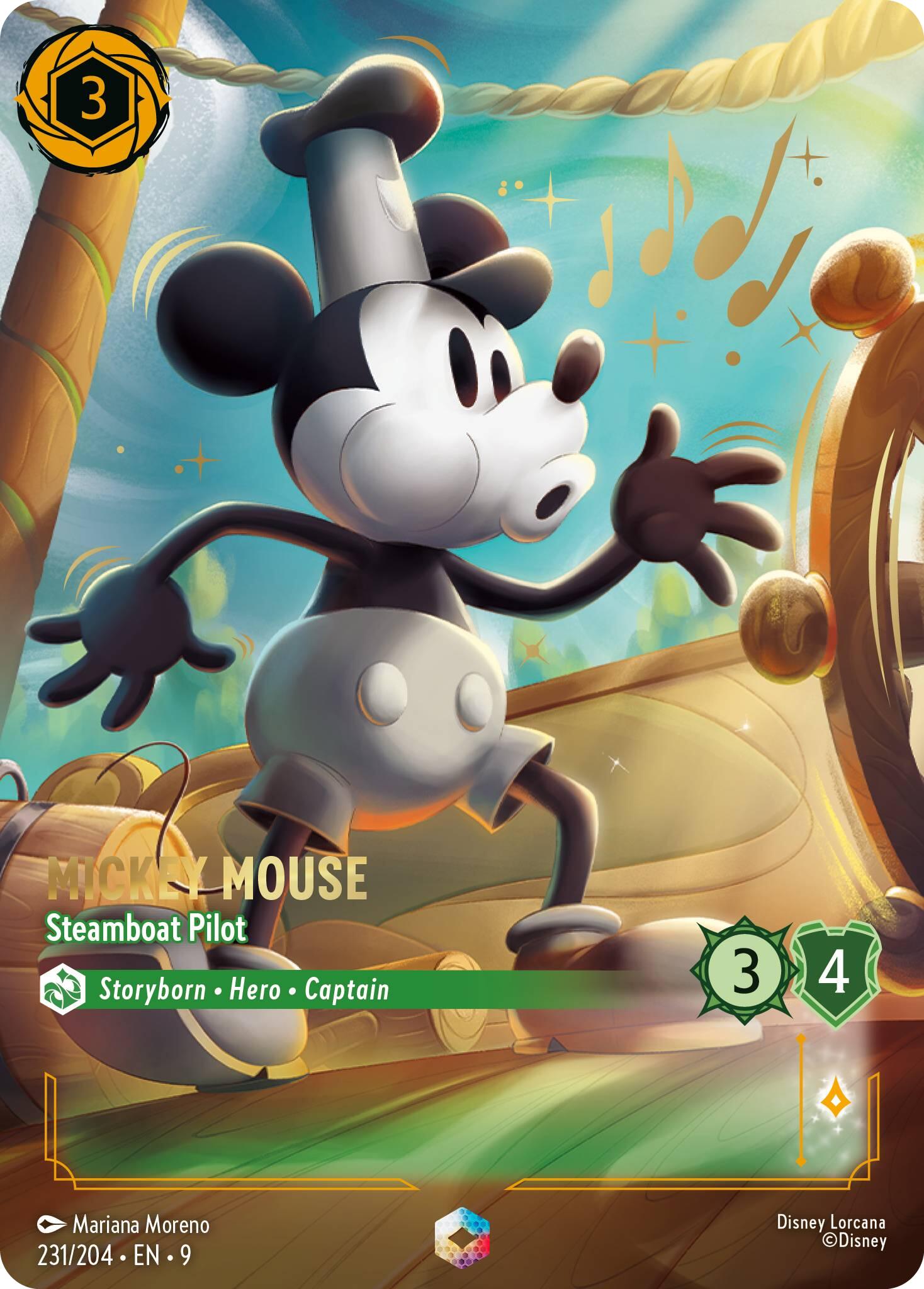 Mickey Mouse - Steamboat Pilot (Enchanted) (231/204) [Fabled] | Devastation Store