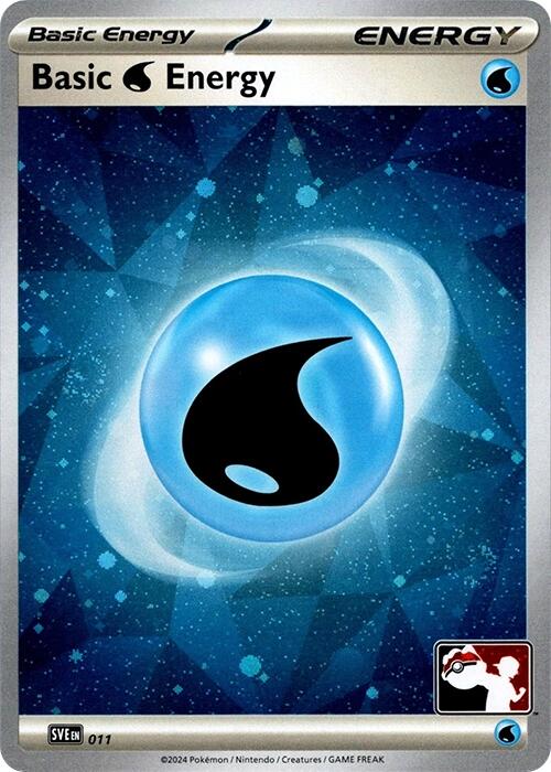 Basic Water Energy (011) (Cosmos Holo) [Prize Pack Series Seven] | Devastation Store