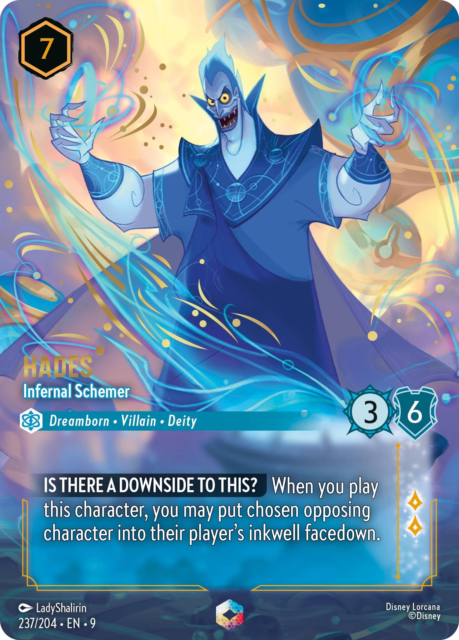 Hades - Infernal Schemer (Enchanted) (237/204) [Fabled] | Devastation Store