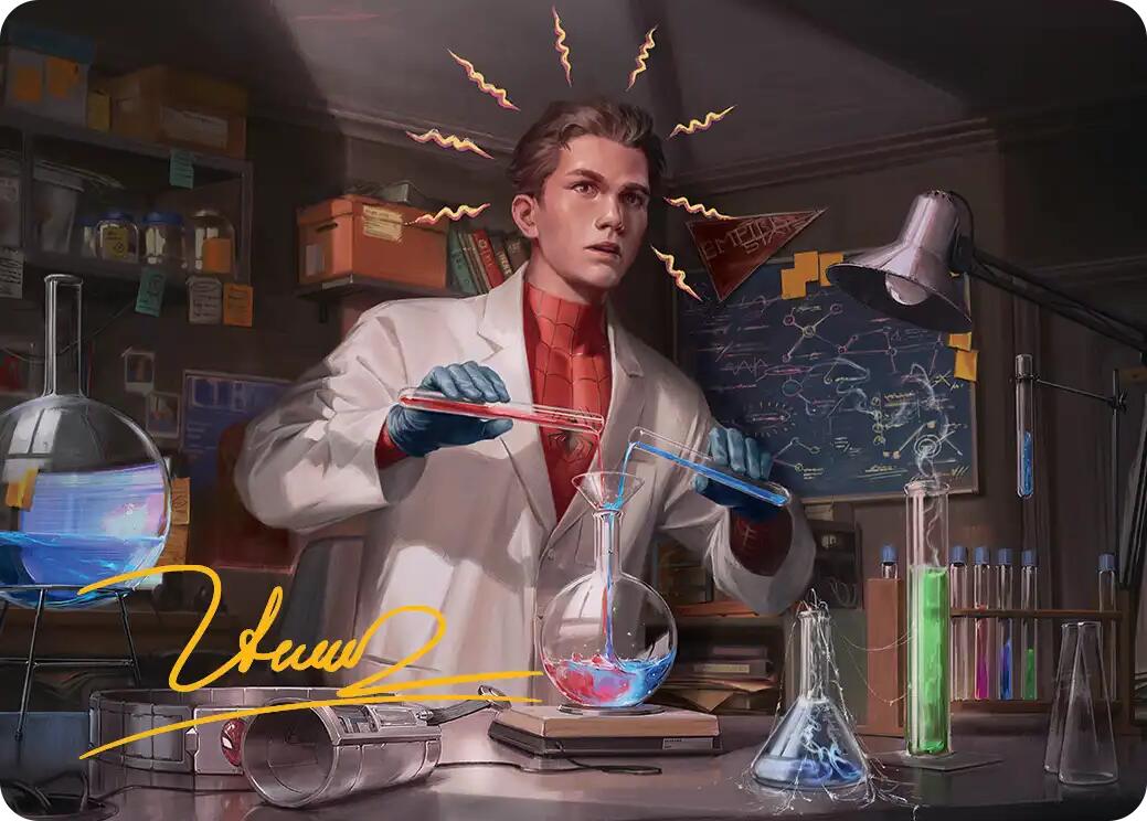Peter Parker Art Card (3/54) (Gold-Stamped Signature) [Marvel's Spider-Man Art Series] | Devastation Store