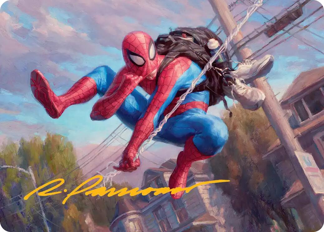 Spider-Man, Web-Slinger Art Card (Gold-Stamped Signature) [Marvel's Spider-Man Art Series] | Devastation Store