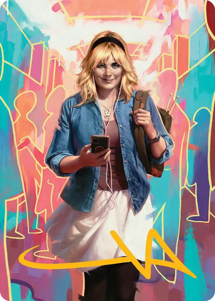 Gwen Stacy Art Card (Gold-Stamped Signature) (13/54) [Marvel's Spider-Man Art Series] | Devastation Store