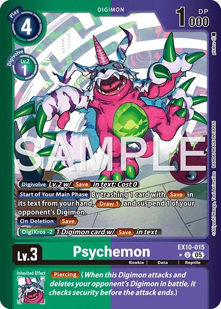 Psychemon [EX10-015] (Limited Foil) [Sinister Order] | Devastation Store