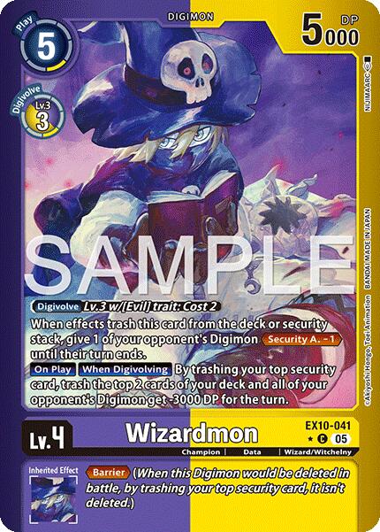 Wizardmon [EX10-041] (Limited Foil) [Sinister Order] | Devastation Store