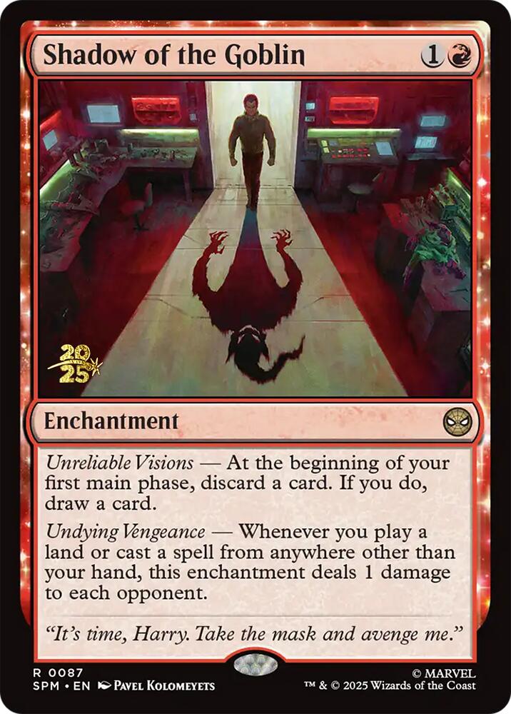 Shadow of the Goblin [Marvel's Spider-Man Prerelease Promos] | Devastation Store